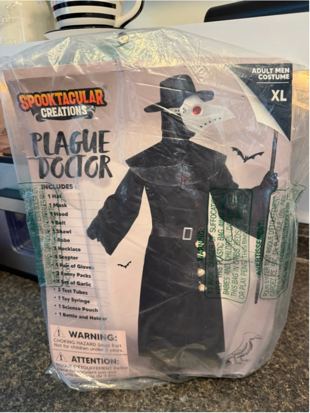 Spooktacular Creations Plague Doctor Adult Men's Costume NEW